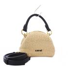 サカイ sacai Abaka Pursket Bag かごバッグ ハンドバッグ ショルダーバッグ 2WAY ナチュラル ブラック /KH