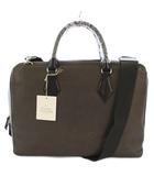 ヴィヴィアンウエストウッド Vivienne Westwood 2WAY ビジネスバッグ ブリーフケース 書類カバン ハンドバッグ ショルダーバッグ レザー 牛革 ワンカラー 茶 ブラウン タグ付き VWB841 /BB