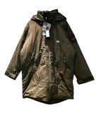 ワイルドシングス WILDTHINGS タグ付き 未使用 ×WIND AND SEA 中綿ジャケット コート ひざ丈 ダブルジップ フード  L カーキ WT22525SN-WAS