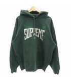 シュプリーム SUPREME 22AW ラインストーン シャドウ フーディー スウェットシャツ Rhinestone Shadow Hooded Sweatshirt プルオーバーパーカー 長袖 裏起毛 XL 緑 グリーン /GV ■GY42