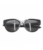 バレンシアガ BALENCIAGA サングラス アイウェア 度無し ロゴ 54□19-145 黒 ブラック /AE ■GY18