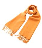 ヴィヴィアンウエストウッド Vivienne Westwood マフラー フリンジ ウール オレンジ /SS ■OS ■GY14