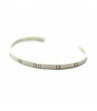 マルタンマルジェラ 11 Martin Margiela 11 ナンバー ロゴ スリム カフ ブレスレット バングル アクセサリー Silver925 シルバー SI8UY0002 ■GY18 /MQ