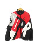 20SS Big Letter Tracl Jacket トラックジャケット ジップアップ ビッグロゴ スポーツ オーバーサイズ L 黒 ブラック /MN15 ■GY18