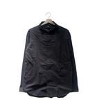 ワイズ Y's スタンドカラーシャツ コットン 長袖 1 黒 ブラック YO-B17-001