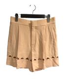 クロエ CHLOE タグ付き カットデザイン ショートパンツ ハーフ 38 ピンク 15SSH05-15S237 ■TC
