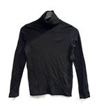 ラルフローレン RALPH LAUREN シルク混 カットソー タートルネック 黒 ブラック M ■WGA