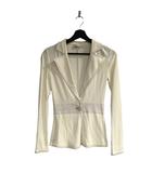 エンポリオアルマーニ EMPORIO ARMANI テーラードジャケット シングル 4  白 ホワイト ■WGA