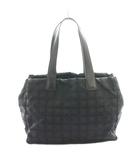 シャネル CHANEL ニュートラベルラインMM トートバッグ 黒 ブラック /SS ■OS