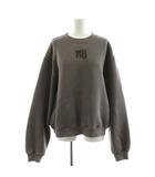 ティーバイアレキサンダーワン T by Alexanderwang スウェット トレーナー ロゴ S 茶 ブラウン 4CC3221360 /AN49