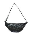 ルメール LEMAIRE CROISSANT BAG MEDIUM バッグ ショルダー エナメル 黒 ブラック BG0001 LF1073 /AQ ■OS