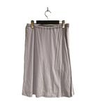 レオナール LEONARD スカート ひざ丈 刺繍 42 紫 パープル ■WGA