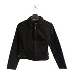 バーバリー ロンドン BURBERRY LONDON ジャケット ブルゾン ジップアップ ノバチェック 160A 黒 ブラック ■WGA