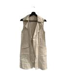 シャツ ノースリーブ リネン ガウン 9 グレー ■WGA