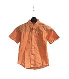 ラルフローレン RALPH LAUREN カジュアルシャツ チェック 半袖 130㎝ オレンジ ■WGA