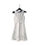 アルマーニエクスチェンジ A/X ARMANI EXCHANGE ワンピース ひざ丈 ノースリーブ 0 白 ホワイト ■WGA