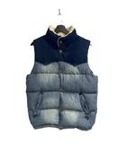 ベイフロー BAYFLOW ダウンジャケット ベスト 切り返し 4 青 ブルー ■WGA