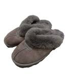 アグ UGG ファーサンダル スリッポン コケット US6 グレー ■WGA