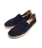 アグ UGG sammy スニーカー スリッポン グリッター バイカラー 24㎝ 紺 ネイビー ■WGA