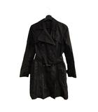 セオリー Theory トレンチコート ナイロン 4 黒 ブラック ■WGA