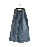リー LEE HERITAGE ハイウェストワイドデニムパンツ S 青 ブルー ■WGA