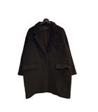 ジャーナルスタンダード JOURNAL STANDARD チェスターコート ウール ナイロン 黒 ブラック ■WGA