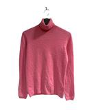 ユニクロ UNIQLO ニット セーター タートルネック カシミヤ L ピンク ■WGA