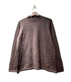 バーバリーズ Burberrys ニット セーター カシミヤ ワンポイント ロゴ F グレー ■WGA