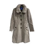 ブルーレーベルクレストブリッジ BLUE LABEL CRESTBRIDGE コート ラビットファー グレー 38 ■WGA