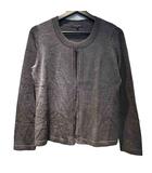 トランスワーク TRANS WORK カーディガン ラメ 38 グレー