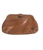  ノーブランド セカンドバッグ ポーチ 茶 ブラウン ■GY99