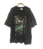 23SS T-REX Tee Tシャツ 半袖 XXL 黒 ブラック プリント トップス /PP ■GY01
