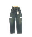 メゾンマルジェラ Maison Margiela メゾンマルジェラ1 メゾンマルジェラ10 25AW 5-pocket cut off denim デニムパンツ ジーンズ ネイビー /DF ■OS