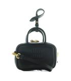 ミュウミュウ miumiu ボー マイクロバッグ ハンド ショルダー 2WAY レザー 黒 ブラック 5NR020 /AQ ■OS ■OH