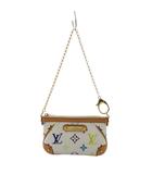 モノグラムマルチカラー ポシェット ハンド ミニ 白 ホワイト 茶 ブラウン M60098 /AQ ■OS ■OH