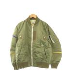 サカイ sacai Nylon Twill Blouson MA1ブルゾン 3 カーキ 21-02581M /DO ■OS ■AD