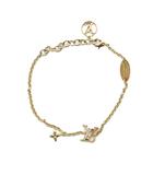 M00587 LV アイコニック ブレスレット アクセサリー バングル ロゴ ラインストーン ゴールド色 ■GY18 /MQ ■OH