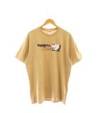 × Zoo York 25SS Dynasty Teeプリント Tシャツ カットソー 半袖 コットン L ベージュ /NR ■OS