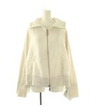 サカイ sacai 20-04862 Sponge Sweat Hoodie フーディージャケット ジップパーカー スウェット 2 オフホワイト /ES ■OS
