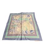 ジムトンプソン JIM THOMPSON ハンカチ 総柄 レディース 青 ブルー ■GY99