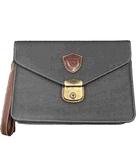  Valentino Nervini ハンドバッグ セカンドバッグ チャコールグレー ■GY99