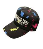  キャップ 帽子 CHEERFULNESS THAT BUBBLES TO THE SURFACE 黒 ブラック ■GY99