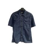 レッドイヤーポールスミス RED EAR PAUL SMITH デニムジャケット 半袖 M 青 ブルー ■GY99