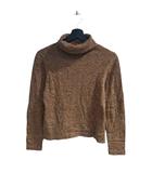 ノリコイケ norikoike ニット セーター タートルネック 長袖 茶 ブラウン ■GY99