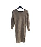 ロペ ROPE ニットワンピース ロング 38 長袖 グレー ■GY99