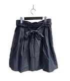 ギャップ GAP スカート フレア 膝丈 XL 青 ブルー ■GY99