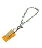 トプカピ TOPKAPI タグ付き ブレスレット ビーズ 青 ブルー クリア ■GY99