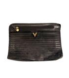 ヴァレンティノ ガラヴァーニ VALENTINO GARAVANI セカンドバッグ ロゴ 黒 ブラック ■GY99