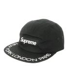 シュプリーム SUPREME 18SS Visor Print Camp Cap キャンプキャップ 帽子 コットン ボックスロゴ 黒 ブラック /AO2 ■GY18