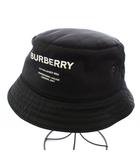 バーバリー BURBERRY ホースフェリー ハット バケットハット 帽子 ロゴ L 黒 8044081 /TK